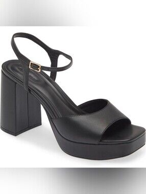 NIB Open Edit Whitney Platform Block Heel Sandal Size 11